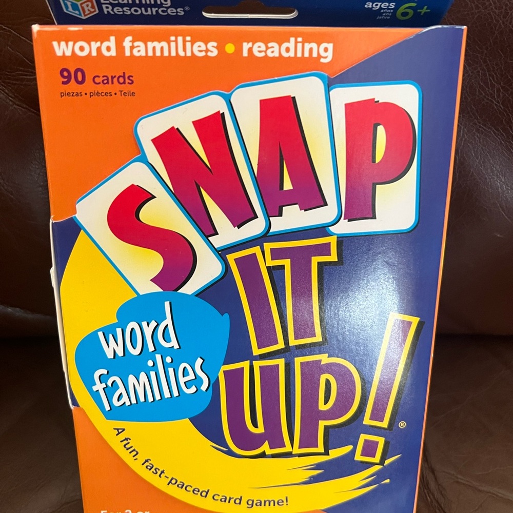 Learning Resources Word Families Card Game